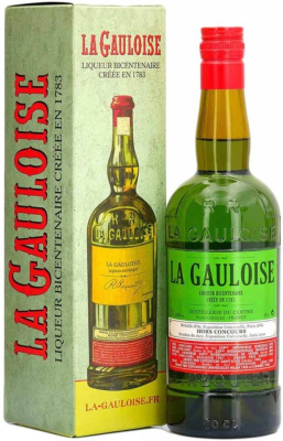 Ликер La Gauloise Verte in gift box 0,7 л фото