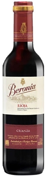 Вино Красное Сухое Beronia Crianza Rioja 2020 0,375 л фото
