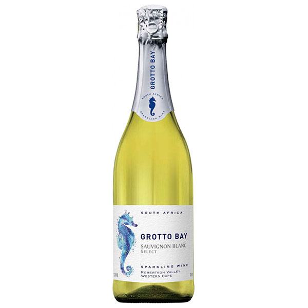 Вино игристое Белое Экстра Брют Grotto Bay Sauvignon Blanc Select Extra Brut Robertson 2022 0,75 л фото
