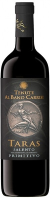 Вино Красное Сухое Tenute Al Bano Carrisi Taras Primitivo Salento 2021 0,75 л фото