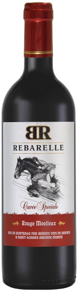 Вино Красное Полусладкое Rebarelle Rouge Moelleux 2021 0,75 л фото