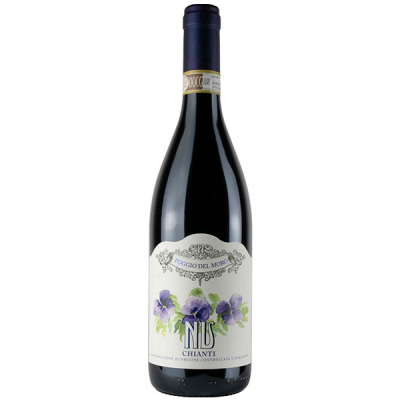 Вино Красное Сухое Poggio del Moro Nu Chianti 2020 0,75 л фото