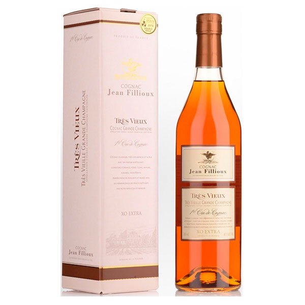 Коньяк Jean Fillioux Tres Vieux XO Extra Grand Champagne in gift box 0,7 л фото