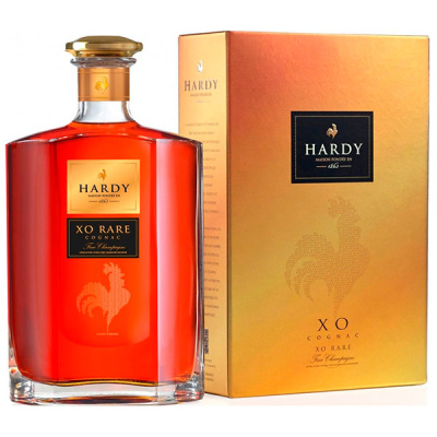 Коньяк Hardy XO Rare Fine Champagne decanter in gift box 0,7 л фото
