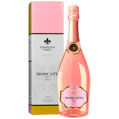 Вино игристое Fiorino d'Oro Moscato Rose in gift box 0,75 л фото