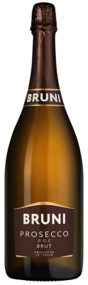 Вино игристое Белое Брют Bruni Prosecco Brut 2024 1,5 л фото