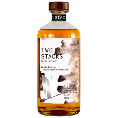 Виски Two Stacks Smoke & Mirrors Peated Stout Cask Single Malt 0,70 л фото