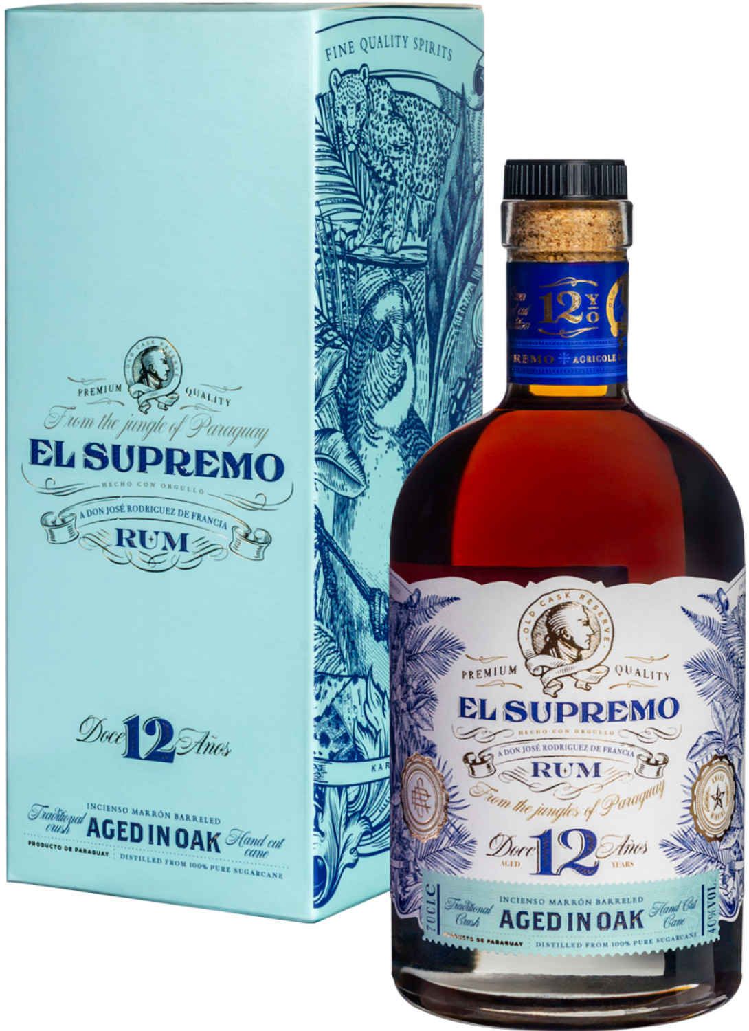 Ром El Supremo 12 YO in gift box 0,7 л фото