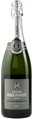 Вино игристое Белое Брют Cremant de Bordeaux Louis Bresson & Co Brut 2023 0,75 л фото