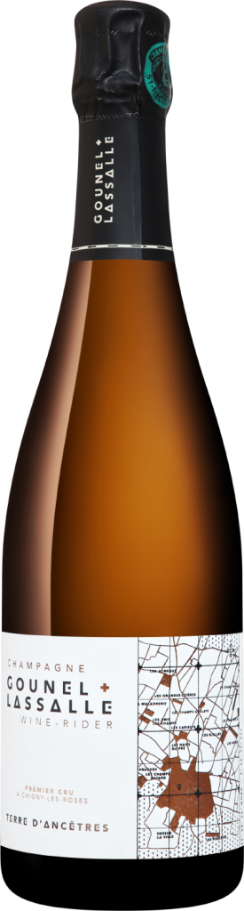 Шампанское Белое Экстра Брют Gounel Lassalle Terre d‘Ancetres Premier Cru Chigny-les-Roses Champagne 0,75 л фото
