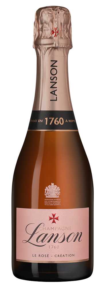 Вино игристое Розовое Брют Lanson Le Rose Creation Brut Champagne 2020 0,375 л фото