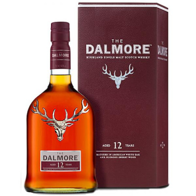 Виски Dalmore 12 Years Old Single Malt Highland in gift box 0,70 л фото