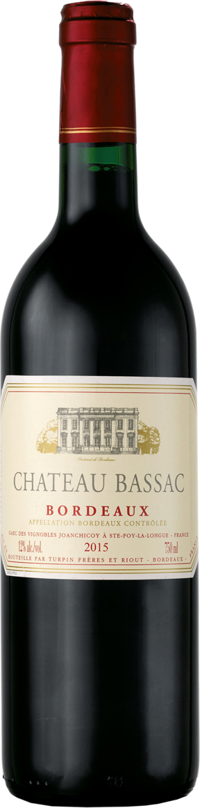 Вино Красное Сухое Chateau Bassac Rouge Bordeaux 2020 0,75 л фото