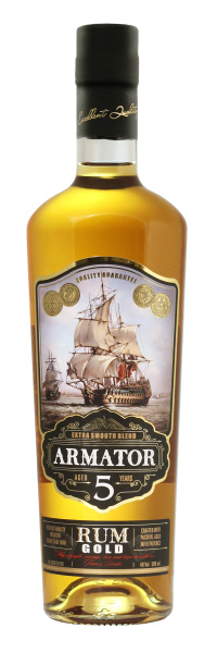 Ром Арматор Золотой 40% 0,5 л фото