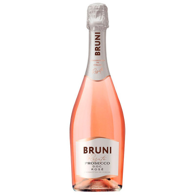 Вино игристое Розовое Брют Bruni Prosecco Rose 2021 0,75 л фото