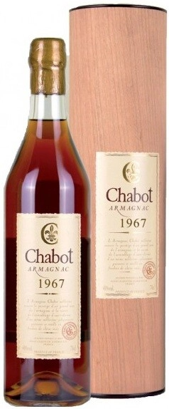 Арманьяк Chabot in tube 1967 0,7 л фото