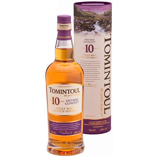 Виски Tomintoul 10 Years Old Single Malt Speyside 0,7 л фото