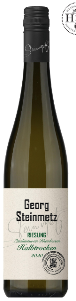 Вино Белое Полусухое Georg Steinmetz Riesling Halbtroken 2023 0,75 л фото