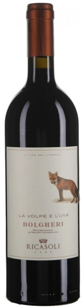 Вино Красное Сухое Barone Ricasoli La Volpe e L'Uva Bolgheri 2023 0,75 л фото