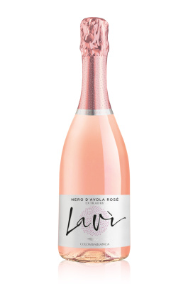 Вино игристое Розовое Брют Lavi Nero d'Avola Rose Extra Dry Bio 2022 0,75 л фото