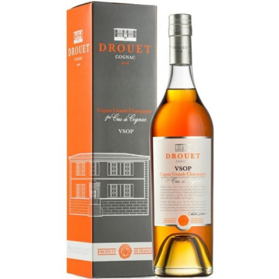 Коньяк Drouet VSОP Grande Champagne in gift box 0,7 л фото