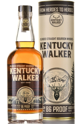 Виски Kentucky Walker Blended Straight Bourbon in tube 0,75 л фото