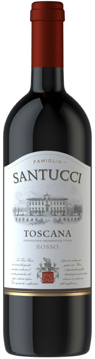 Вино Красное Сухое Castellani Famiglia Santucci Toscana Rosso 2020 0,75 л фото