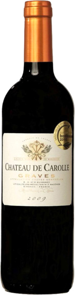 Вино Красное Сухое Chateau de Carolle Graves 2015 0,75 л фото