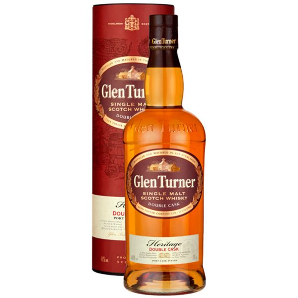 Виски Glen Turner Heritage Double Cask Single Malt Highland in tube 0,7 л фото