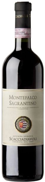 Вино Красное Сухое Scacciadiavoli Montefalco Sagrantino 2018 0,75 л фото