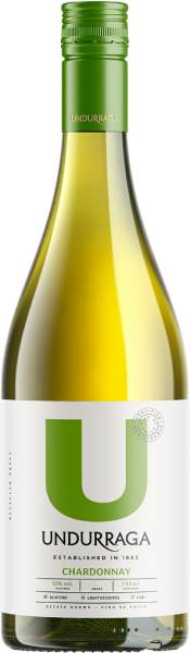 Вино Белое Сухое Undurraga Chardonnay 2023 0,75 л фото