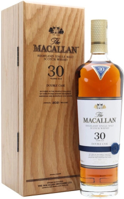 Виски Macallan Double Cask 30 Years Old in wooden box 0,7 л фото