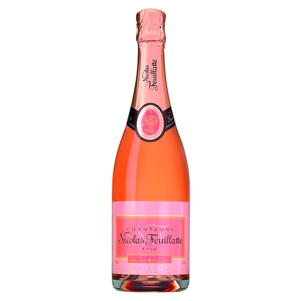 Вино игристое Розовое Брют Nicolas Feuillatte Rose Brut Champagne 0,75 л фото