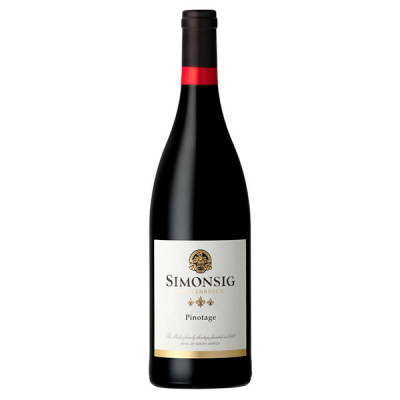 Вино Красное Сухое Simonsig Pinotage Stellenbosch 2018 0,75 л фото
