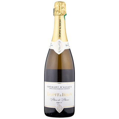 Вино игристое Белое Брют Dopff & Irion Blanc de Blanc Cremant d'Alsace Brut 0,75 л фото