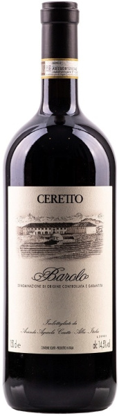 Вино Красное Сухое Ceretto Barolo 2019 1,5 л фото