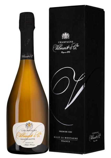 Вино игристое Белое Брют Vilmart & Cie Grand Cellier d'Or Champagne in gift box 2020 0,75 л фото