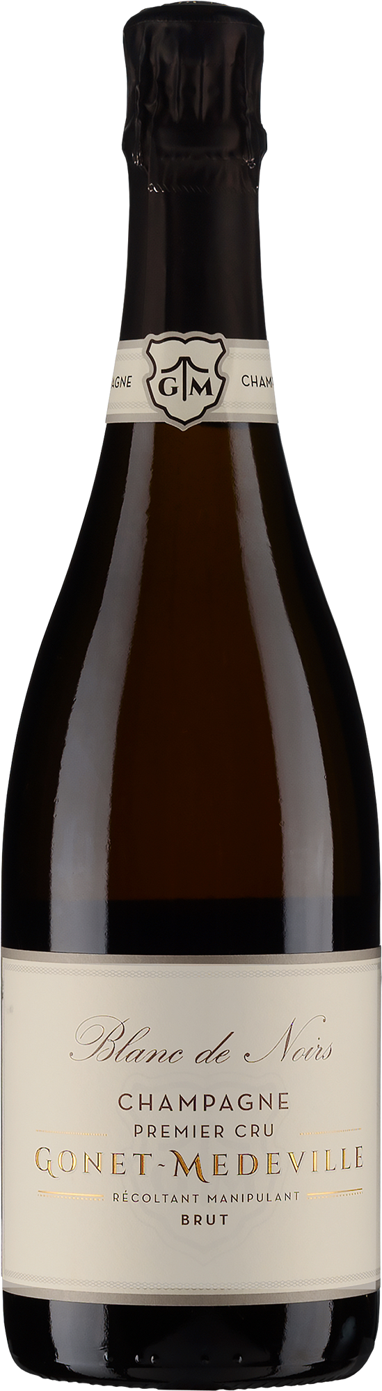 Шампанское Белое Брют Gonet-Medeville Blanc De Noirs 1er Cru Brut Champagne 2021 0,75 л фото