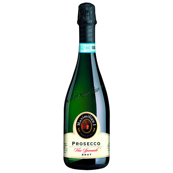 Вино игристое Белое Брют Maximilian I Prosecco Brut 0,75 л фото