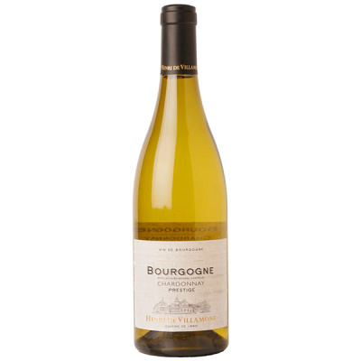 Вино Белое Сухое Henri de Villamont Chardonnay Prestige Bourgogne 2020 0,75 л фото