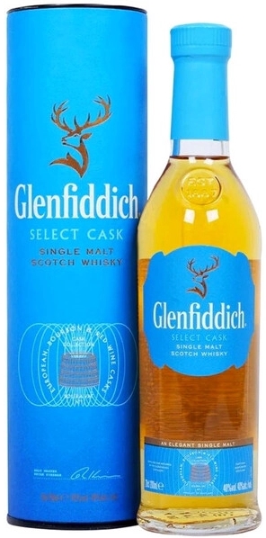 Виски Glenfiddich Select Cask Single Malt Speyside in tube 0,2 л фото