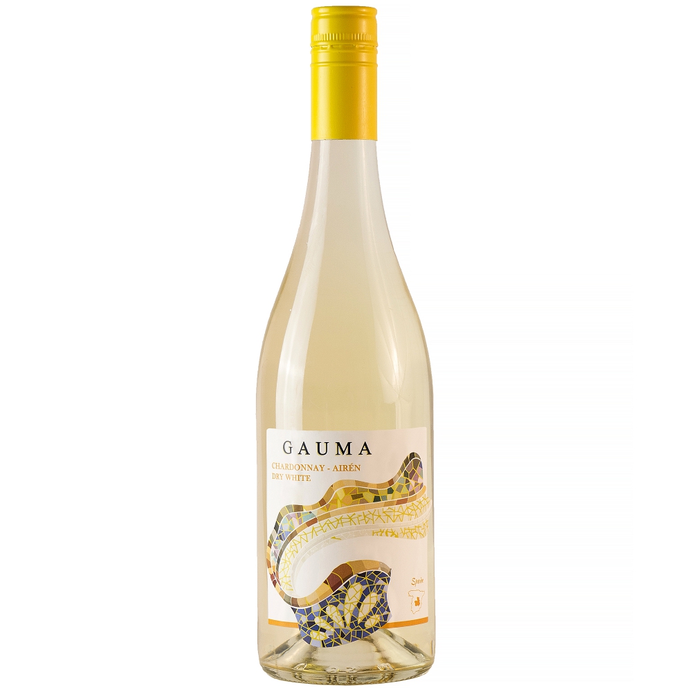Вино Белое Сухое Gauma Chardonnay Airen Dry 0,75 л фото