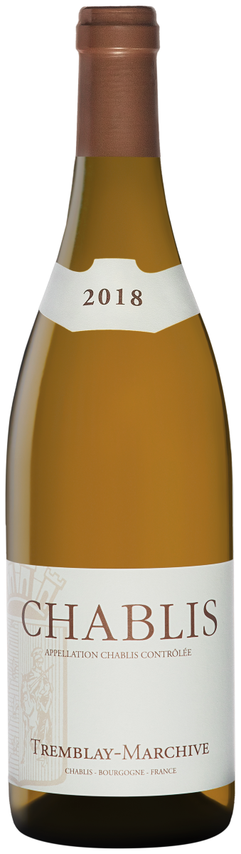 Вино Белое Сухое Tremblay-Marchive Chablis 2023 0,75 л фото