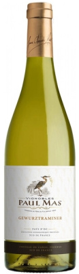 Вино Белое Полусухое Paul Mas Gewurztraminer Pays d'Oc 2023 0,75 л фото