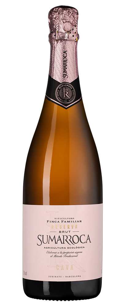 Вино игристое Розовое Брют Sumarroca Reserva Rosado Brut Cava 2023 0,75 л фото