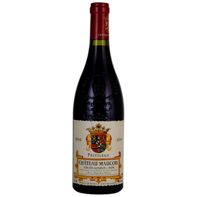 Вино Красное Сухое Chateau Maucoil Privilege Chateauneuf-du-Pape 2016 0,75 л фото