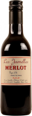 Вино Красное Сухое Les Jamelles Merlot Pays d'Oc 2022 0,25 л фото