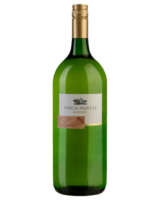Вино Финка эль Пунталь Москатель 2021 белое полусладкое 11% 1,5 л фото