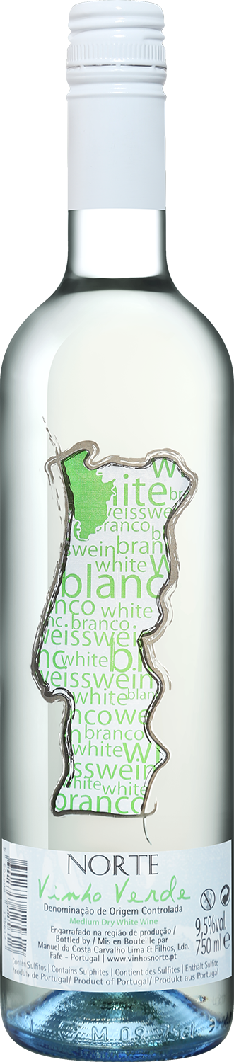 Вино Белое Полусухое Norte Vinho Verde 0,75 л фото