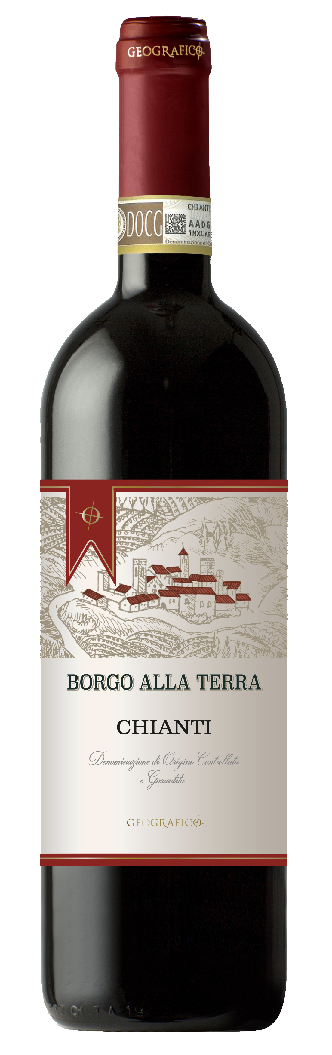 Вино Красное Сухое Geografico Docg Borgo Alla Terra Chianti 2022 0,75 л фото